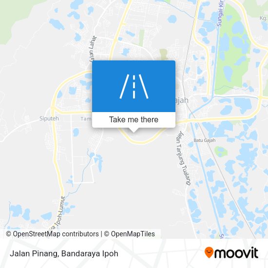 Jalan Pinang map