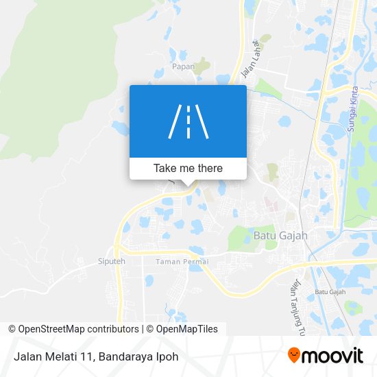 Jalan Melati 11 map