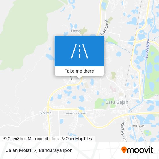 Jalan Melati 7 map