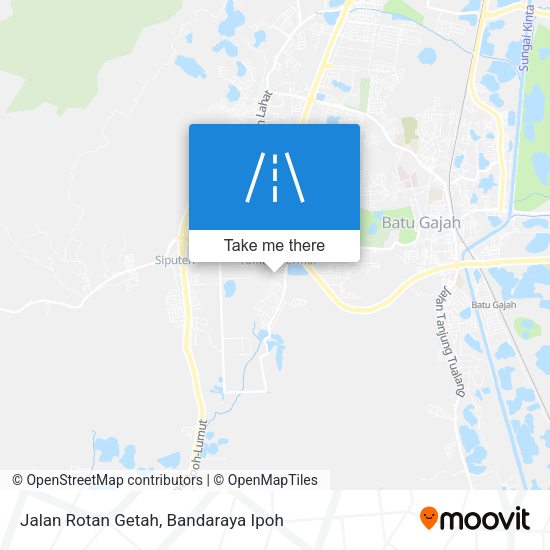 Jalan Rotan Getah map
