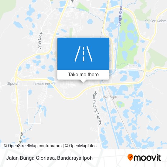 Jalan Bunga Gloriasa map