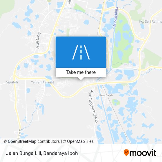 Jalan Bunga Lili map