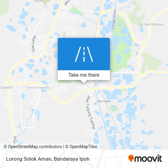 Lorong Solok Aman map