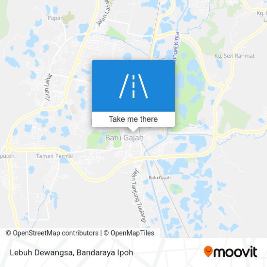 Lebuh Dewangsa map
