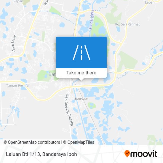 Laluan Bti 1/13 map