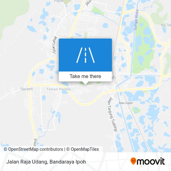 Jalan Raja Udang map