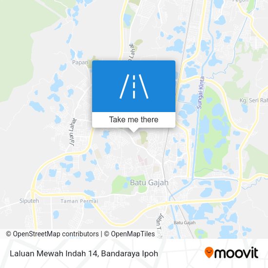 Laluan Mewah Indah 14 map