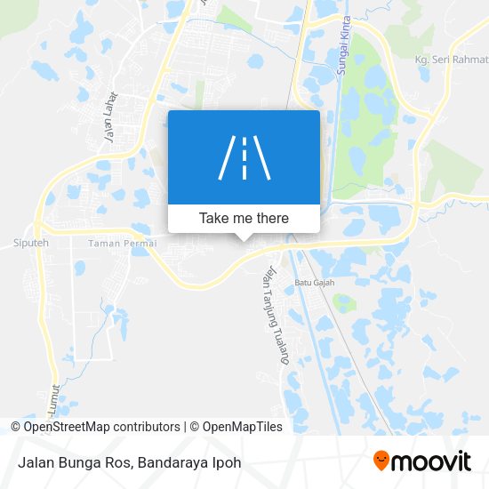 Jalan Bunga Ros map