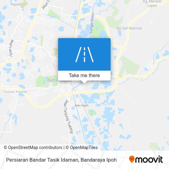 Persiaran Bandar Tasik Idaman map