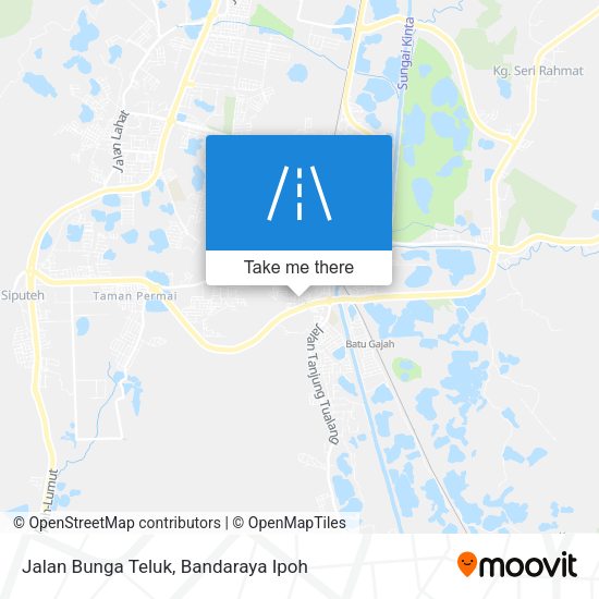 Peta Jalan Bunga Teluk