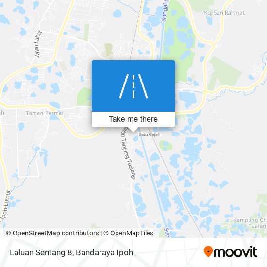 Laluan Sentang 8 map