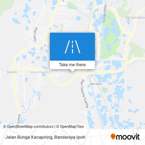Jalan Bunga Kacapiring map