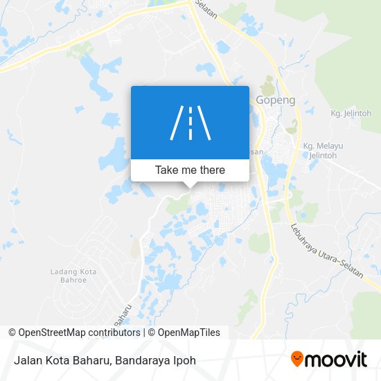 Peta Jalan Kota Baharu