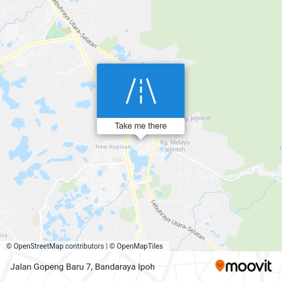 Jalan Gopeng Baru 7 map