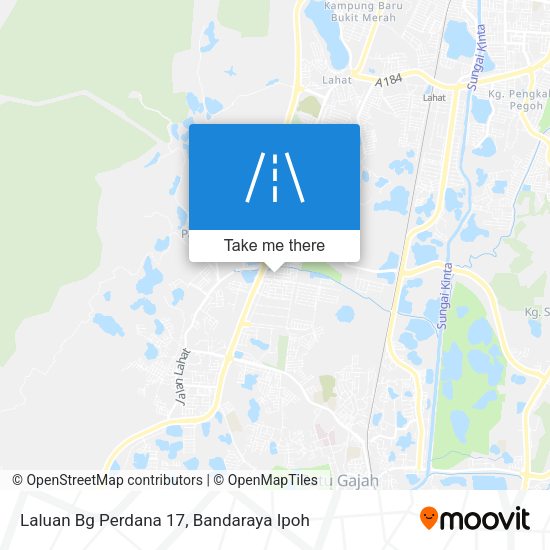 Laluan Bg Perdana 17 map