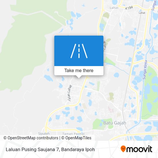 Laluan Pusing Saujana 7 map