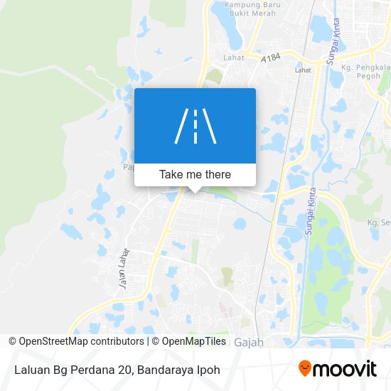 Laluan Bg Perdana 20 map