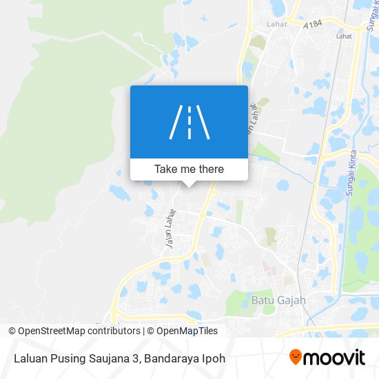 Laluan Pusing Saujana 3 map