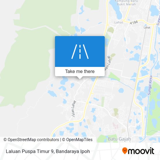 Laluan Puspa Timur 9 map