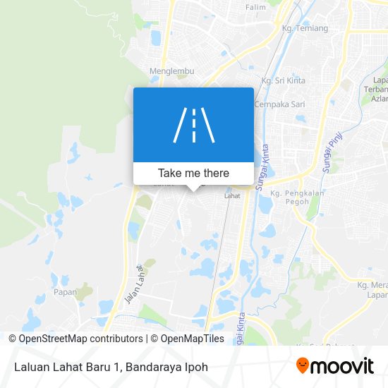 Laluan Lahat Baru 1 map