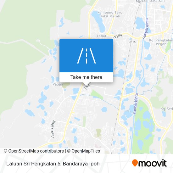 Laluan Sri Pengkalan 5 map
