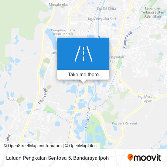 Laluan Pengkalan Sentosa 5 map
