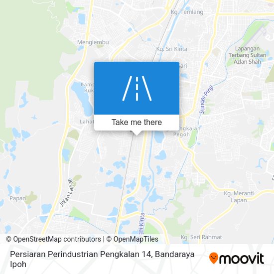 Peta Persiaran Perindustrian Pengkalan 14