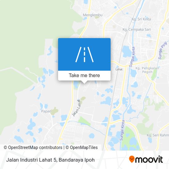Peta Jalan Industri Lahat 5