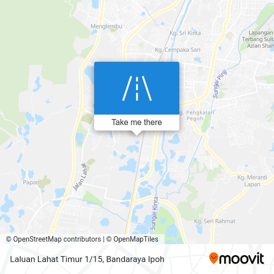 Laluan Lahat Timur 1/15 map