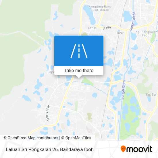 Laluan Sri Pengkalan 26 map
