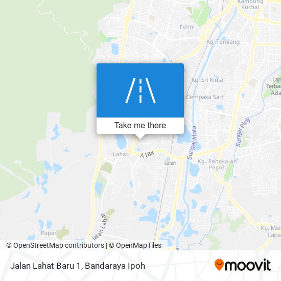 Jalan Lahat Baru 1 map