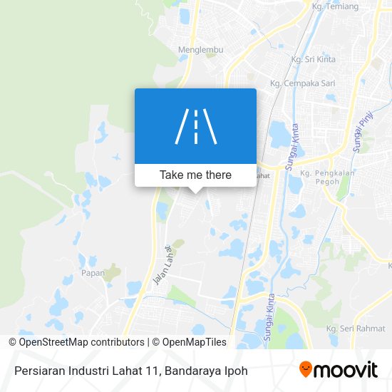 Persiaran Industri Lahat 11 map