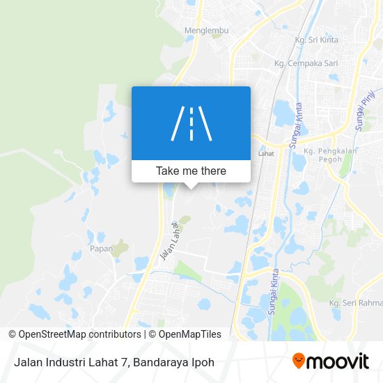 Peta Jalan Industri Lahat 7