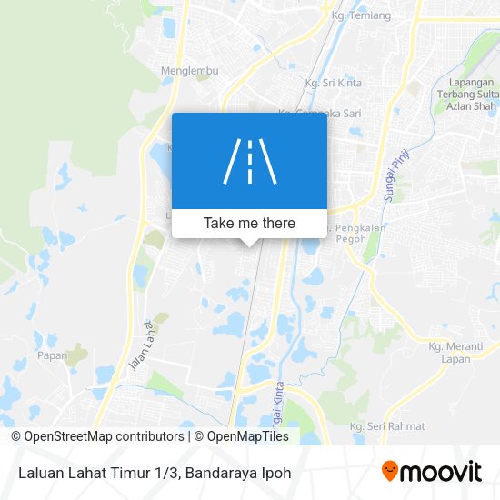 Laluan Lahat Timur 1/3 map