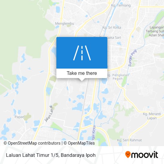 Peta Laluan Lahat Timur 1/5