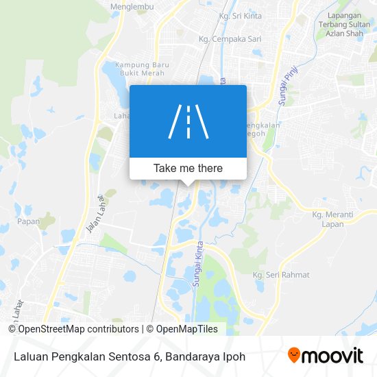 Laluan Pengkalan Sentosa 6 map