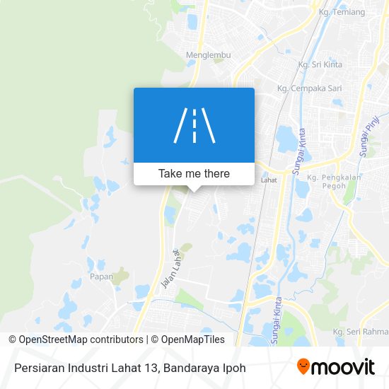 Persiaran Industri Lahat 13 map