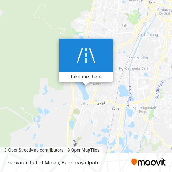 Peta Persiaran Lahat Mines