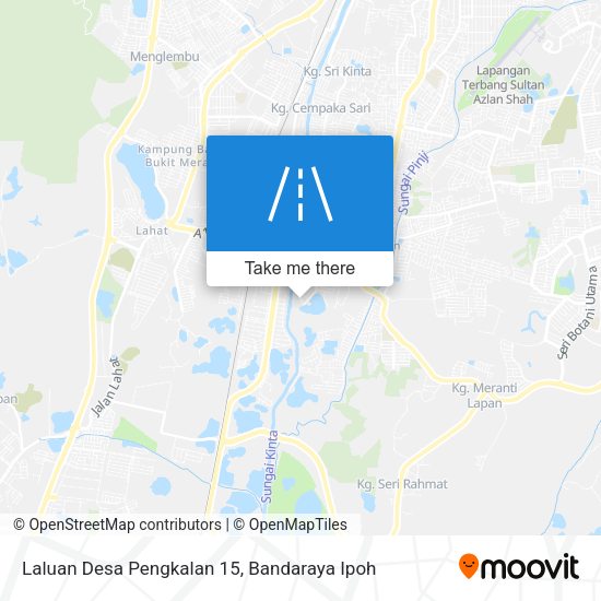 Laluan Desa Pengkalan 15 map