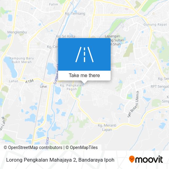 Peta Lorong Pengkalan Mahajaya 2