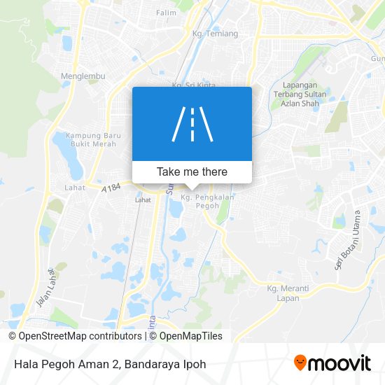 Hala Pegoh Aman 2 map