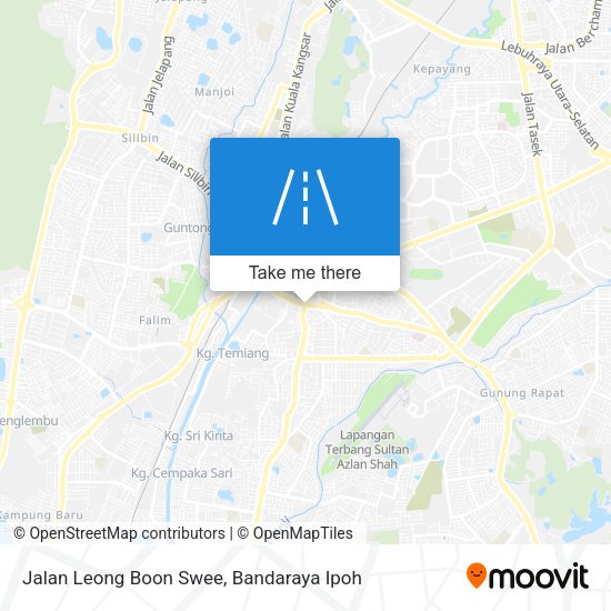 Peta Jalan Leong Boon Swee