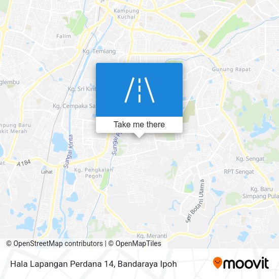 Peta Hala Lapangan Perdana 14