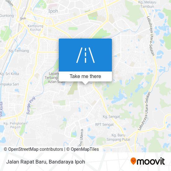 Jalan Rapat Baru map