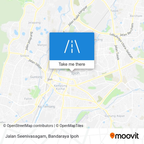 Peta Jalan Seenivasagam