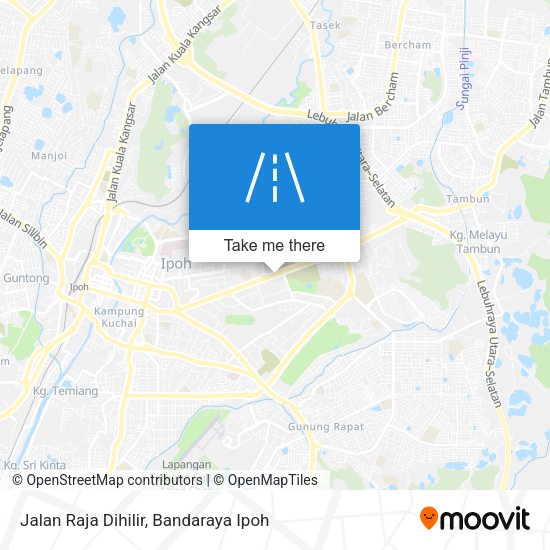 Peta Jalan Raja Dihilir