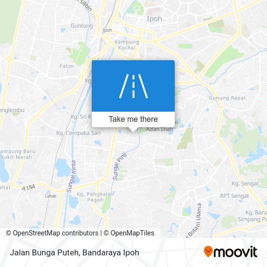 Jalan Bunga Puteh map