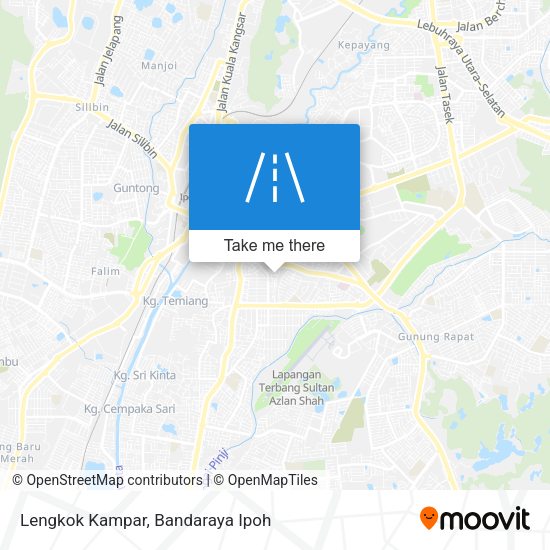 Lengkok Kampar map
