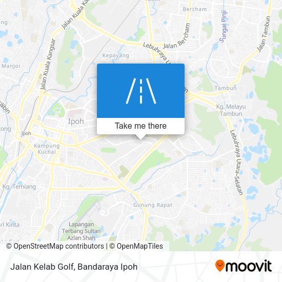 Jalan Kelab Golf map