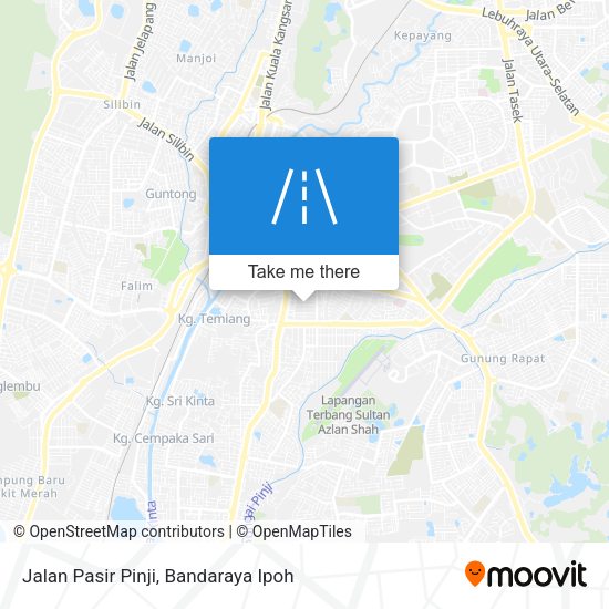 Jalan Pasir Pinji map